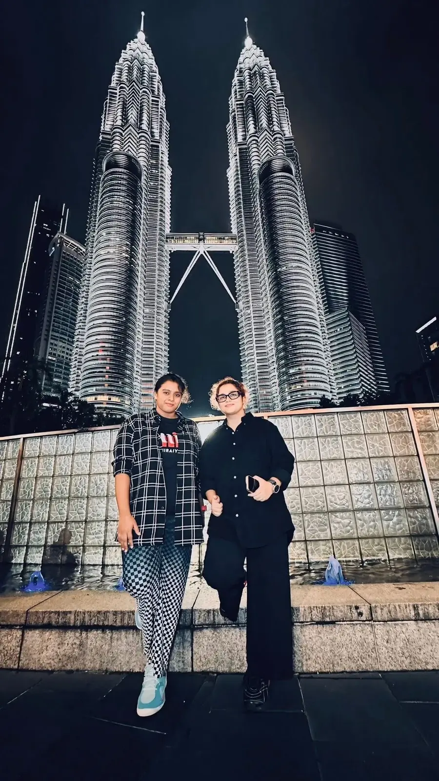 Petronas black and white