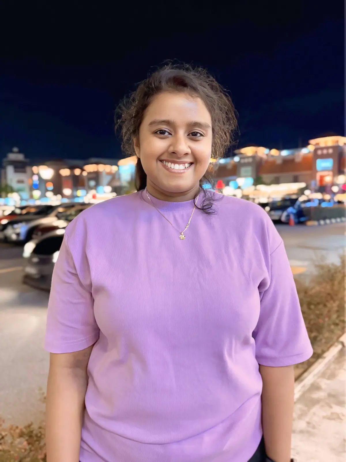 Purple tee
